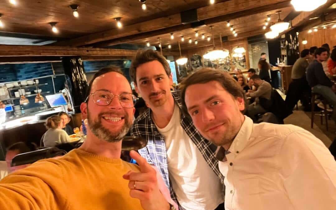 Arkone team gathered with its partners