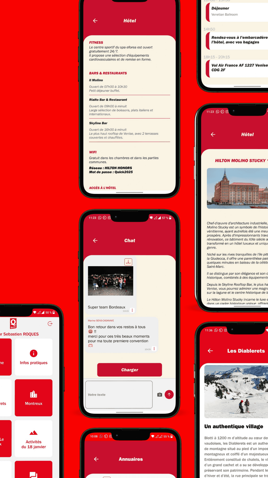 Mobile application designed for a Coca-Cola event