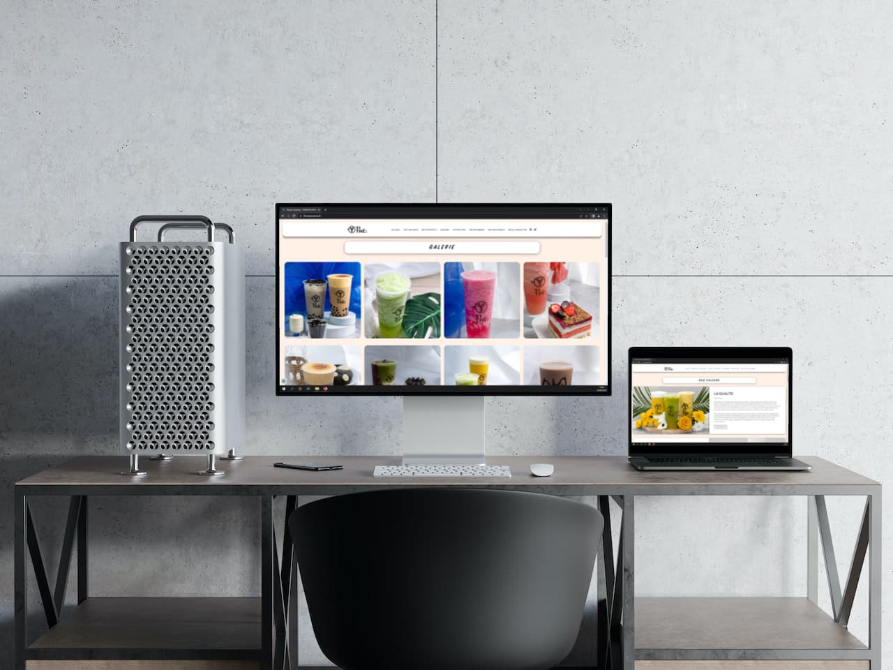 Example of Showcase website developed by Arkone