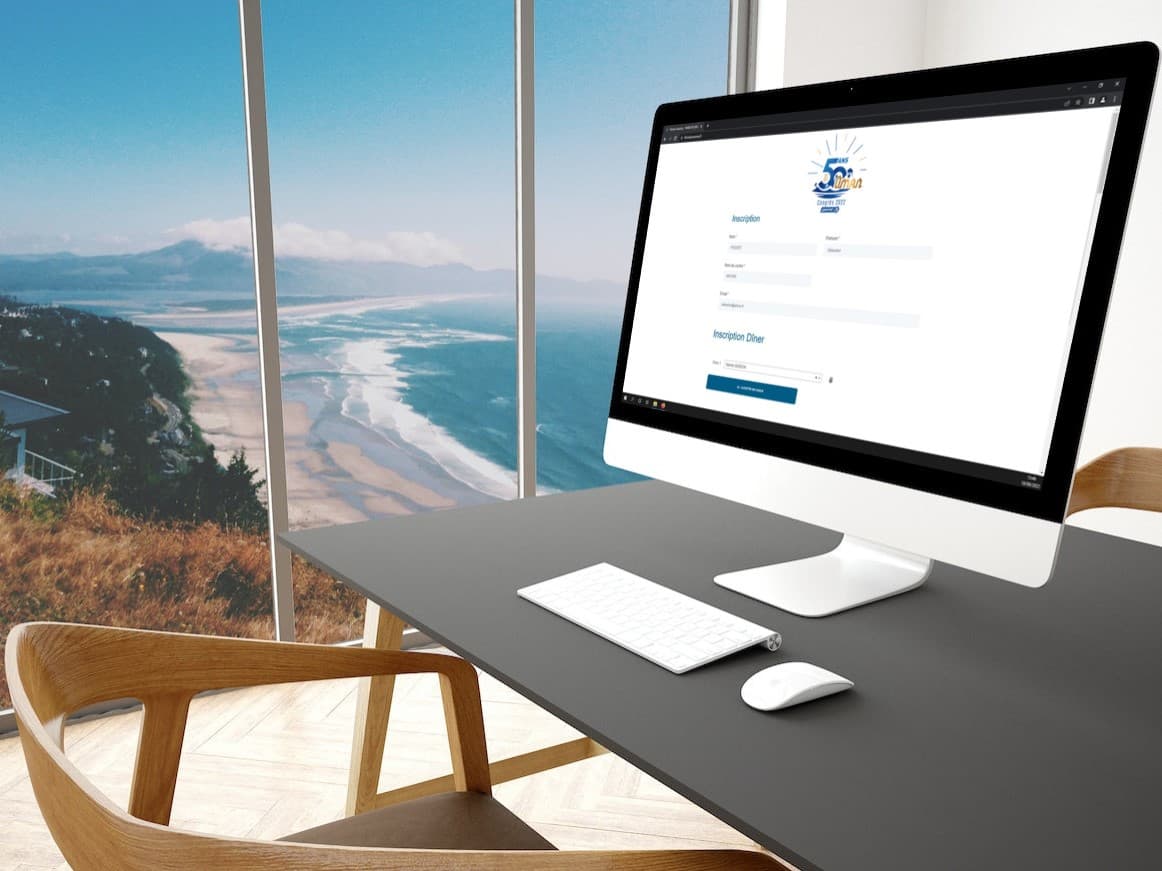 Example of Registration website developed by Arkone