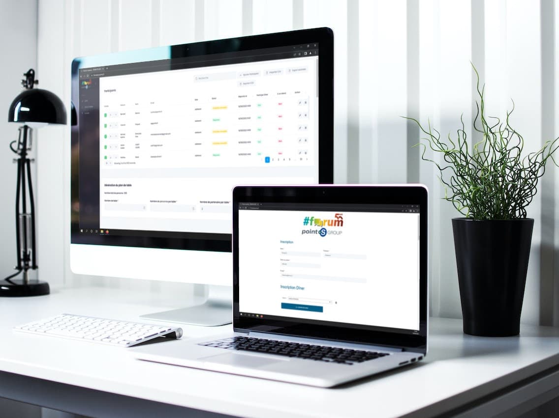 Example of Event website developed by Arkone