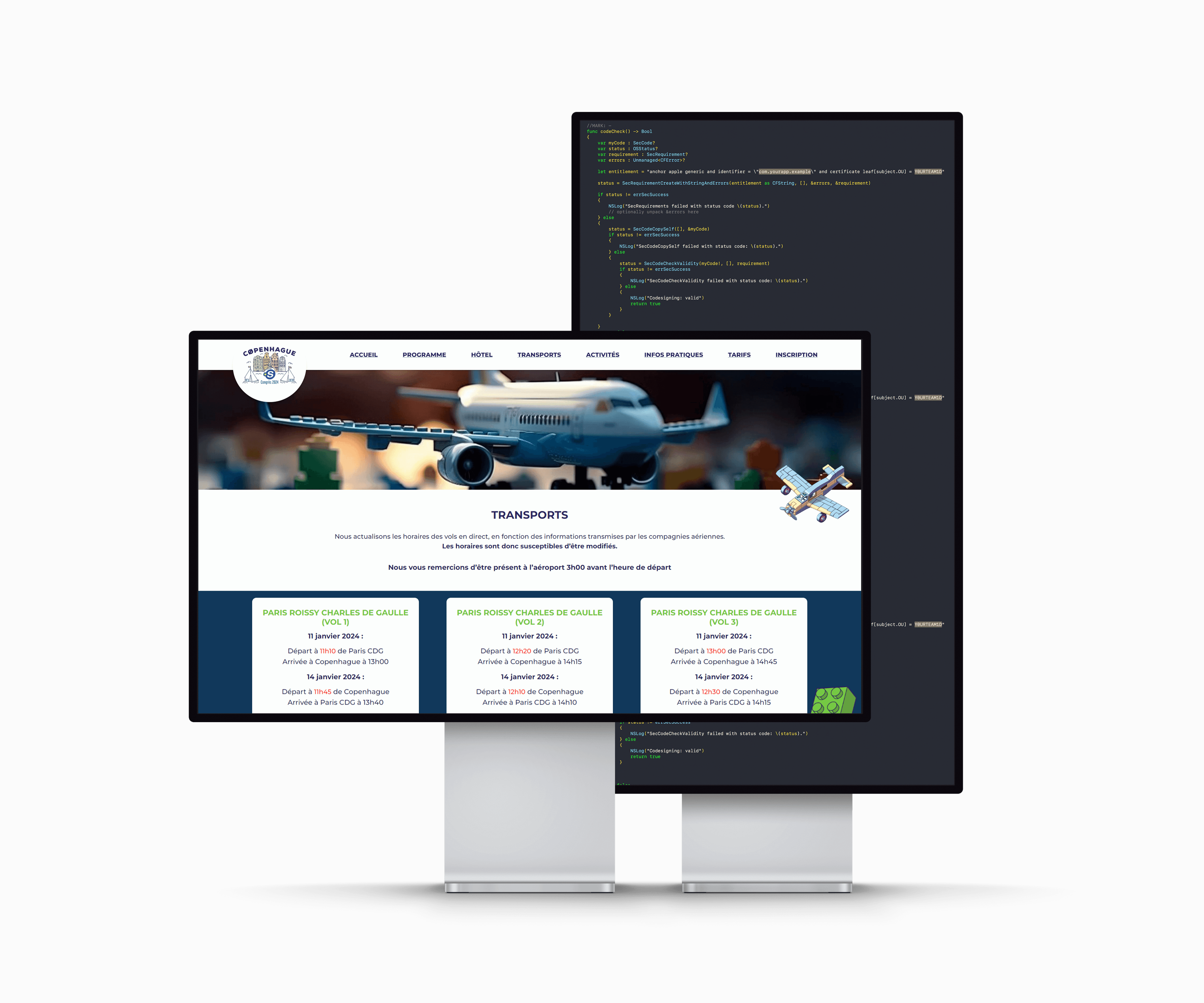 Landing page - développement web urgent
