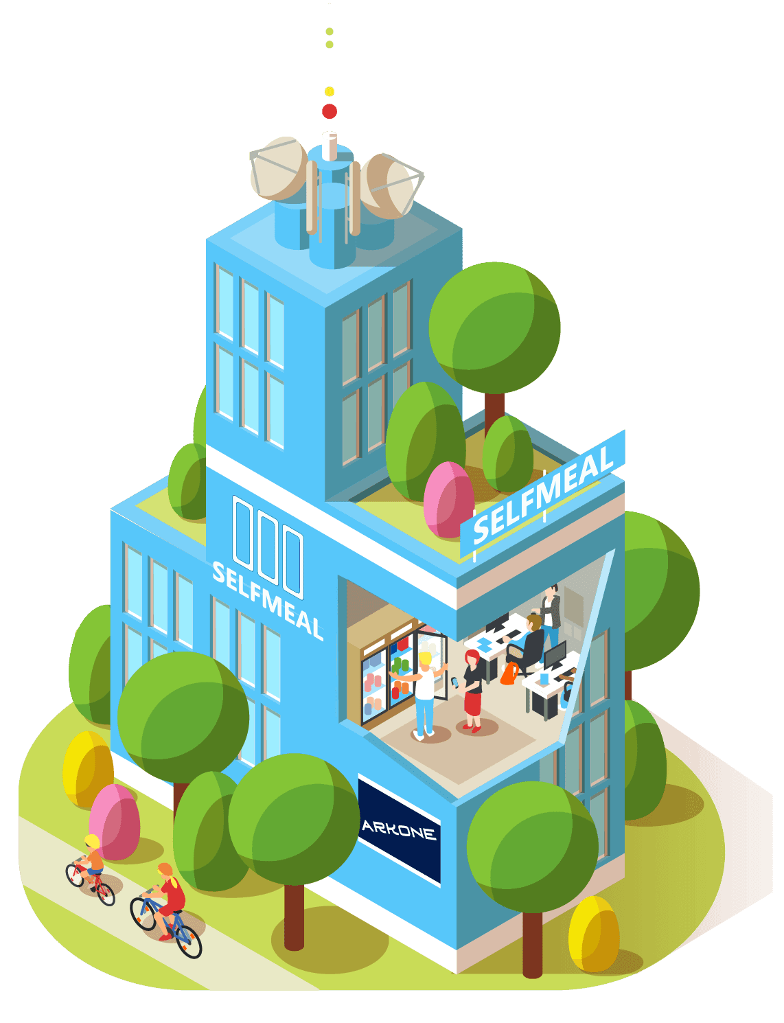 Application mobile et plateforme SelfMeal réalisées par Arkone