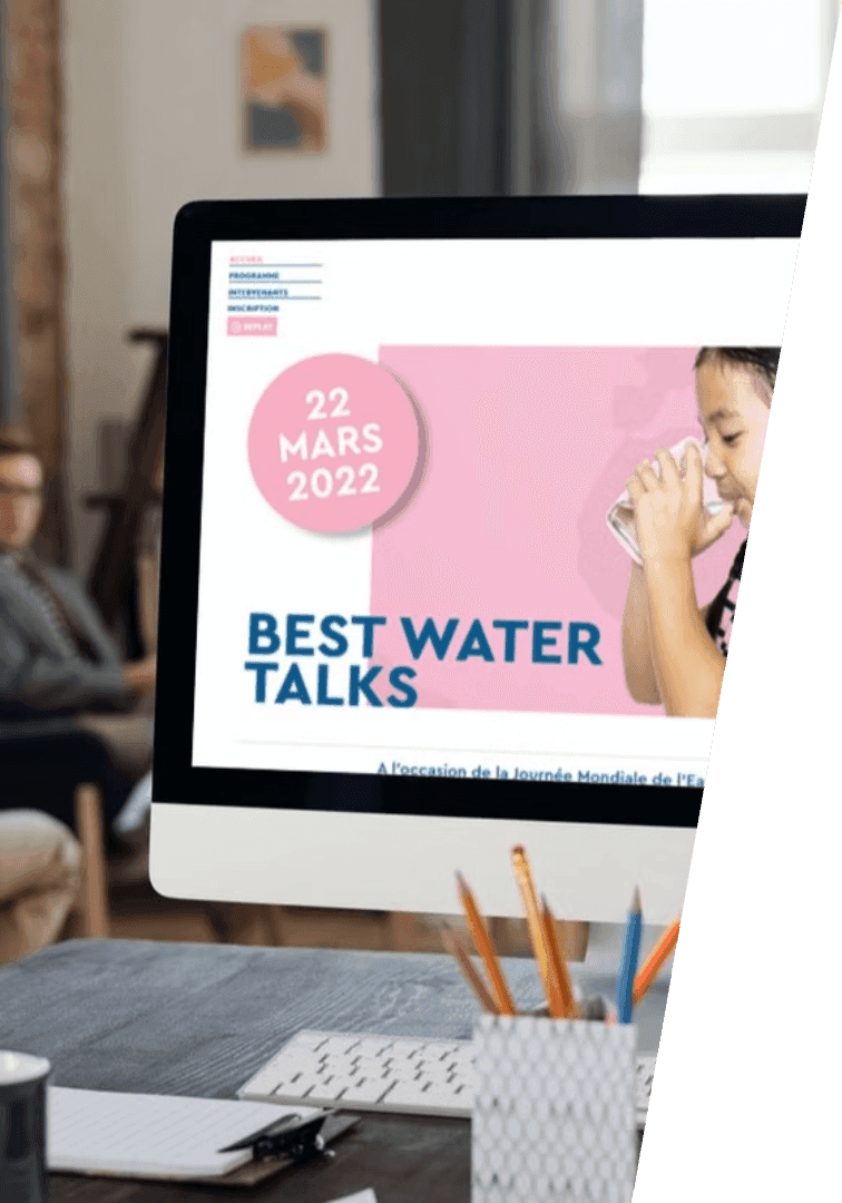 Plateforme Best Water Talks réalisée par Arkone