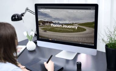 Site Florian Jouanny réalisé par Arkone