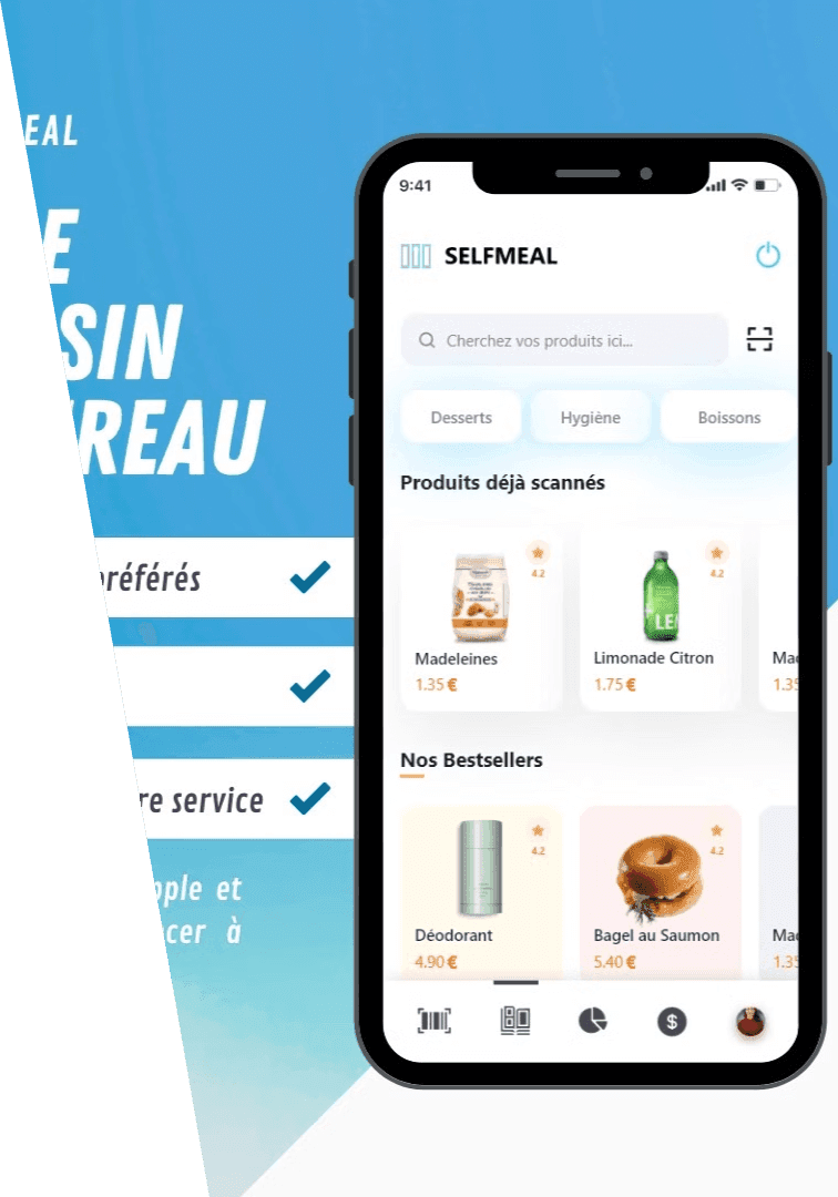 Plateforme de micro-magasins SelfMeal Le Corner
