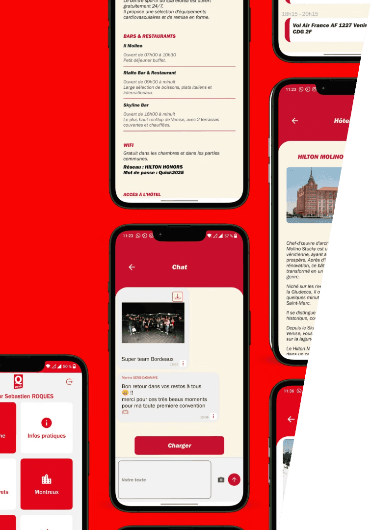 Application sur mesure de la Convention Quick
