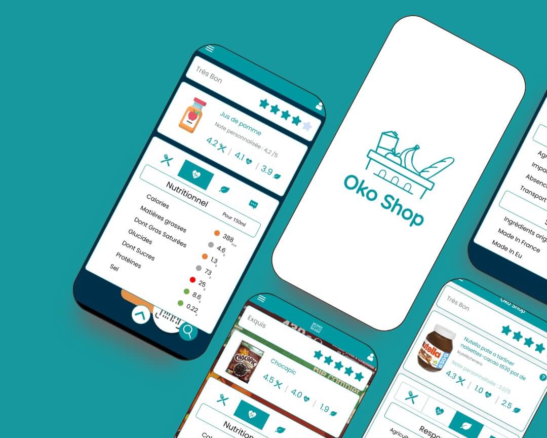 Une application mobile développée en France - Oko Shop