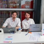 Valentin & Sébastien fondateur d'arkone au forum Point S