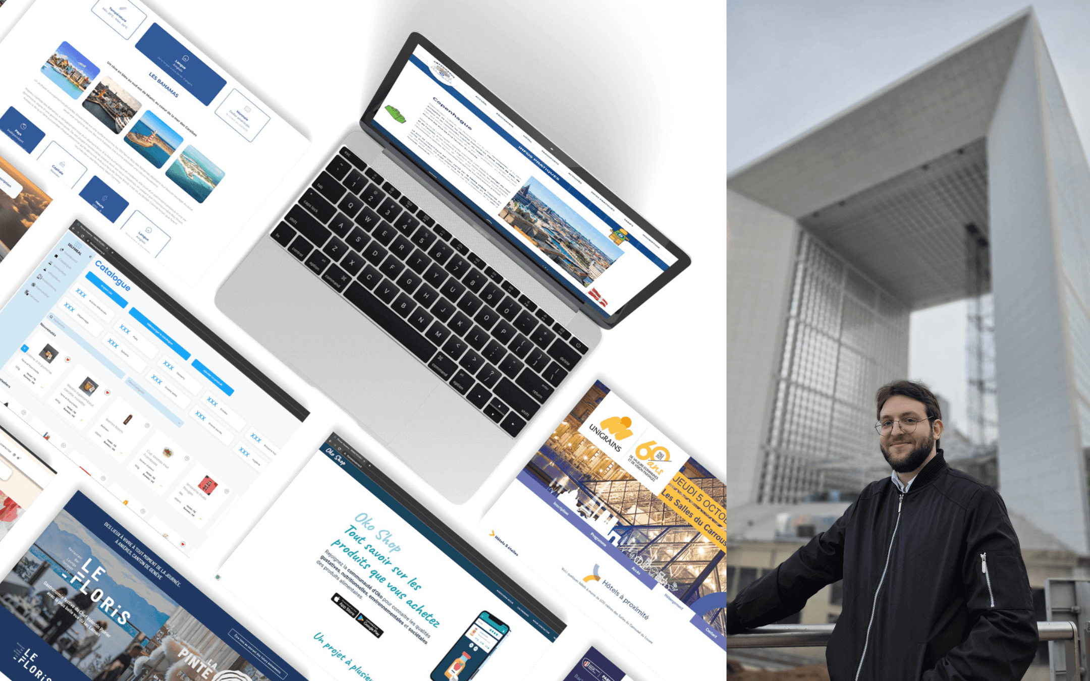 Examples of sites from the web and mobile agency Arkone in 2025